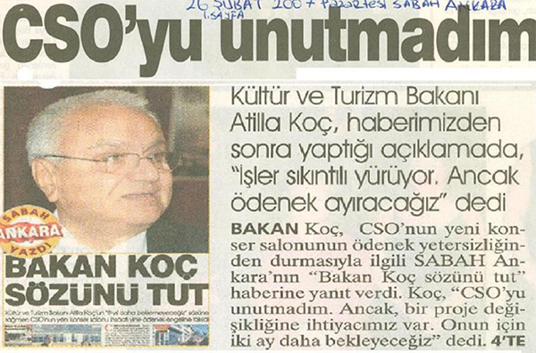 Sabah Gazetesi 26.02.2007